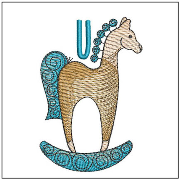 Hobby Horse ABCs - U - Embroidery Designs & Patterns