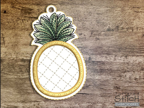 Pineapple Charm - Embroidery Designs Pineapple Charm - Embroidery Designs