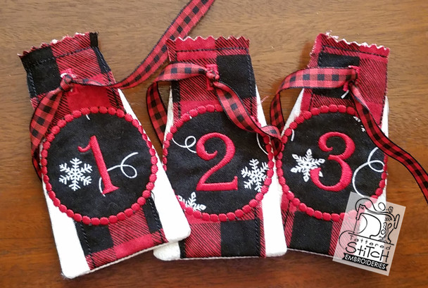 Advent Calendar #1 - Christmas - Embroidery Designs