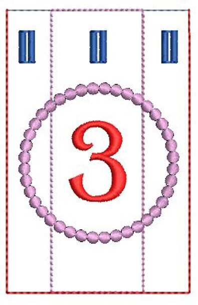 Advent Calendar #3 - Christmas - Embroidery Designs