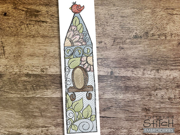 Floral Birdhouse - Embroidery Designs