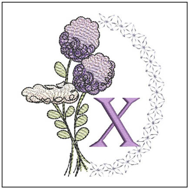 Thistle ABCs - X - Embroidery Designs & Patterns