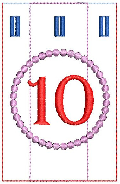 Advent Calendar #10 - Christmas - Embroidery Designs