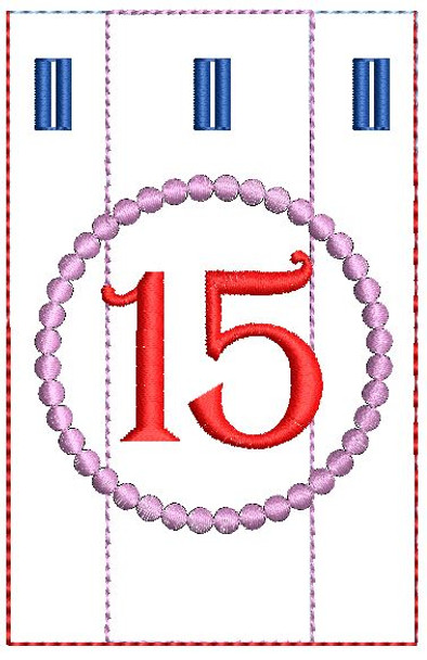 Advent Calendar #15 - Christmas - Embroidery Designs