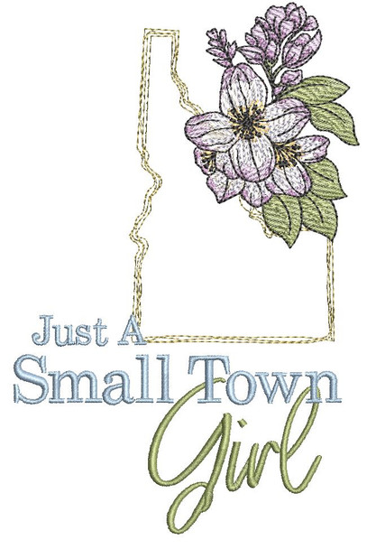 Idaho Small Town Girl - Syringa  - Embroidery Designs