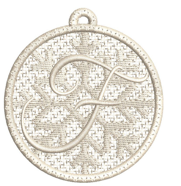 Snowflake Free Standing Lace Ornament - ABCs -F- Embroidery Designs & Patterns
