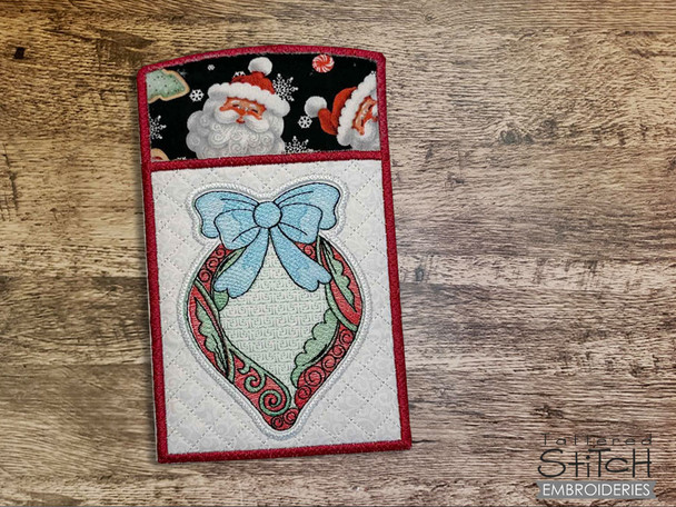  Ornament 2 Silverware Place Setter  - Embroidery Designs & Patterns