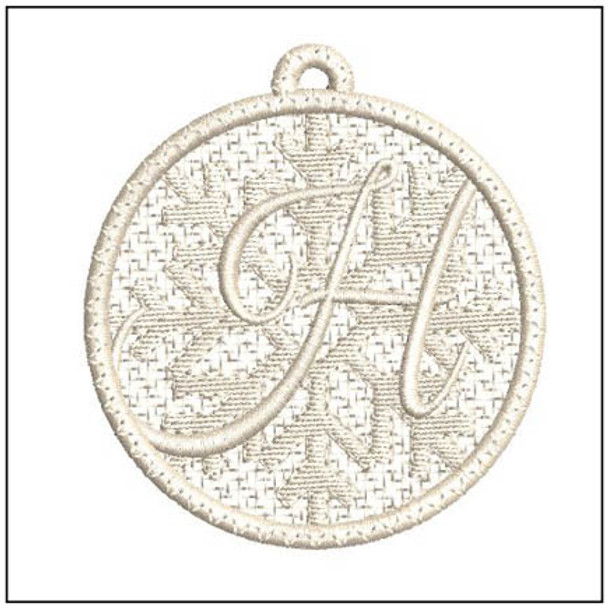 Snowflake Free Standing Lace Ornament - ABCs -H- Embroidery Designs & Patterns