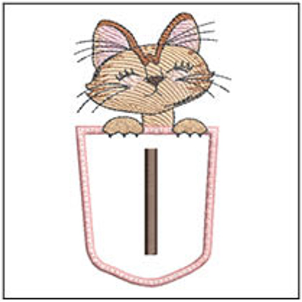 Kitty Luv Applique ABCs - I - Embroidery Designs & Patterns