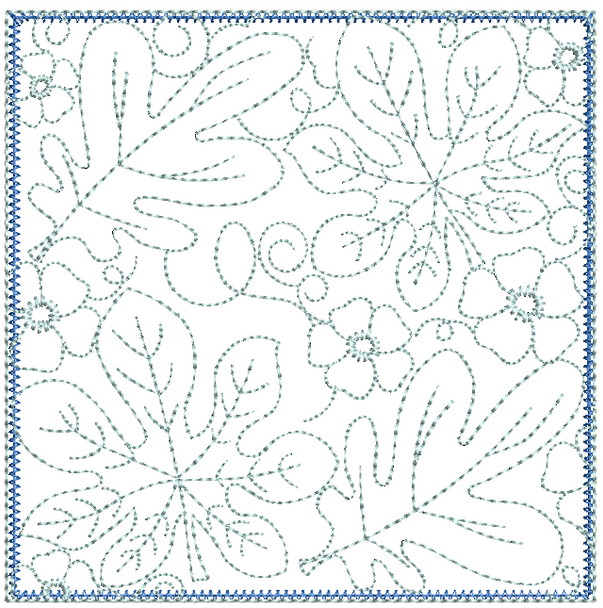 Oak Leaves Quilt Block - Embroidery Designs