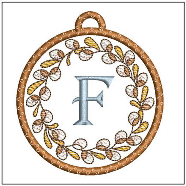 Pussy Willow Ornament ABCs - F - Embroidery Designs & Patterns
