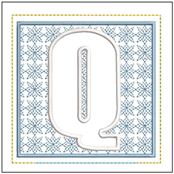 Sachet ABCs - Q - Embroidery Designs & Patterns