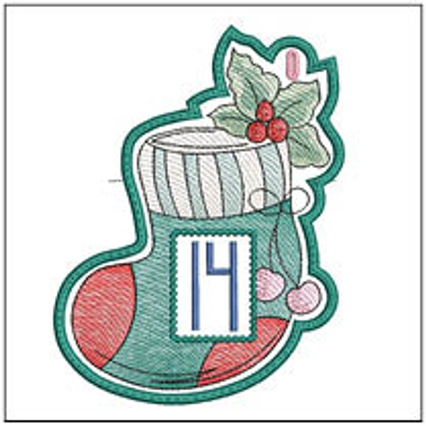 Stocking 2024 Advent - 14 - Embroidery Designs & Patterns