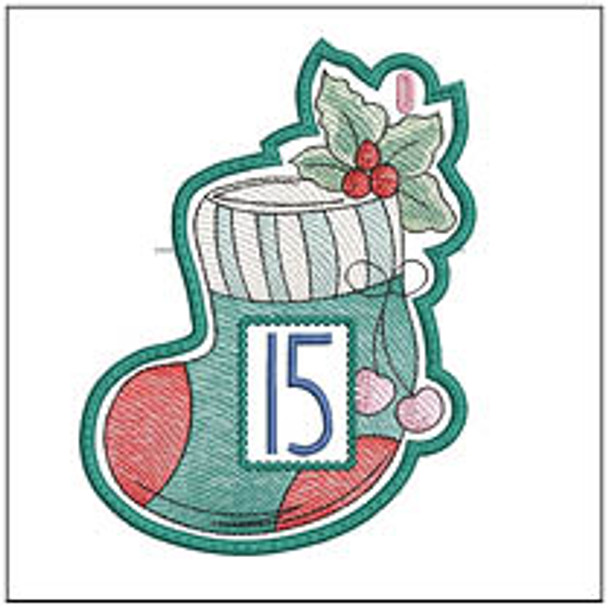 Stocking 2024 Advent - 15 - Embroidery Designs & Patterns