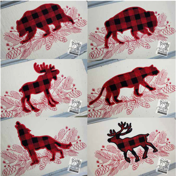 Woodland Animals Applique Bundle- Machine Embroidery Designs