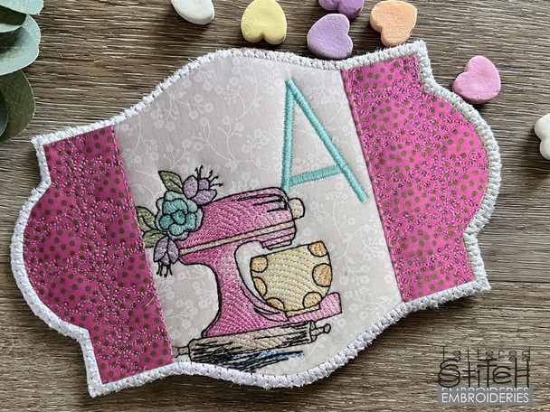Mixer ABCs Coaster Bundle - Embroidery Designs