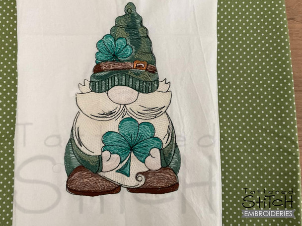 Clover Gnome 2 -  Embroidery Designs