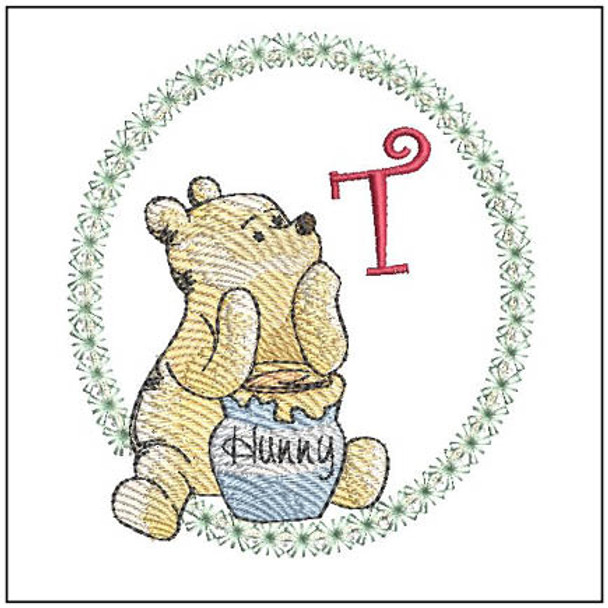 Winnie Applique ABCs - T - Embroidery Designs