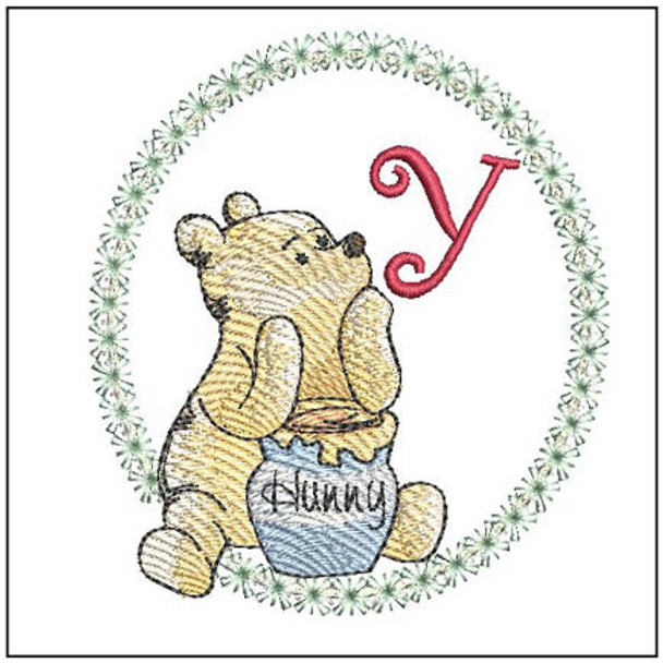  Winnie Applique ABCs - Y - Embroidery Designs