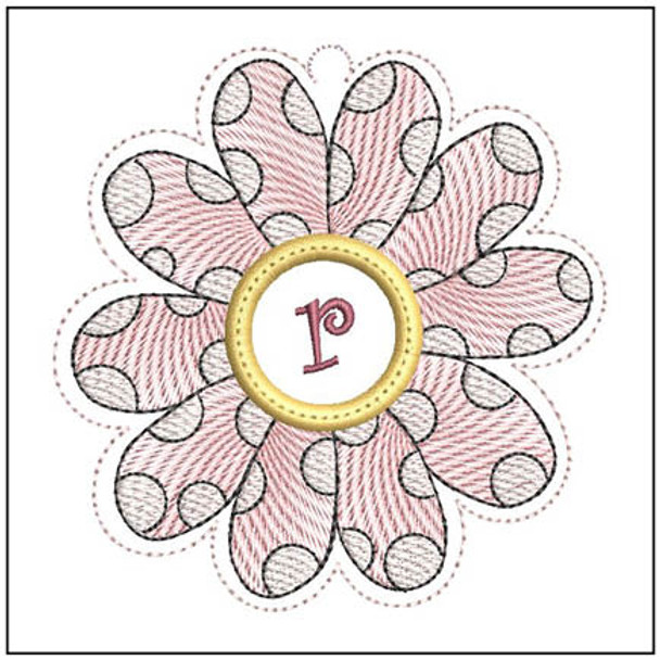 Daisy Charm ABCs - R - Embroidery Designs & Patterns
