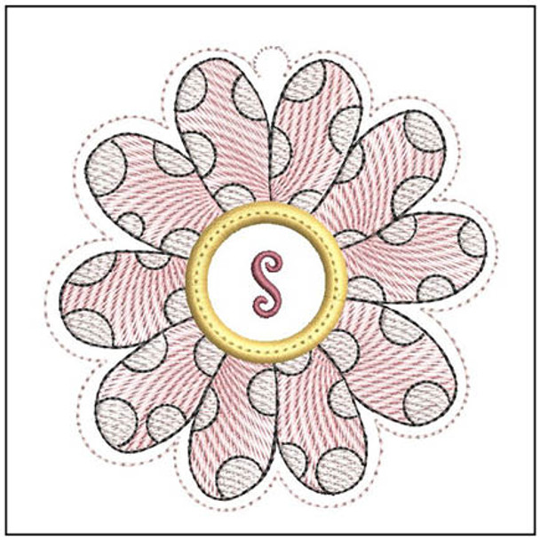 Daisy Charm ABCs - S - Embroidery Designs & Patterns