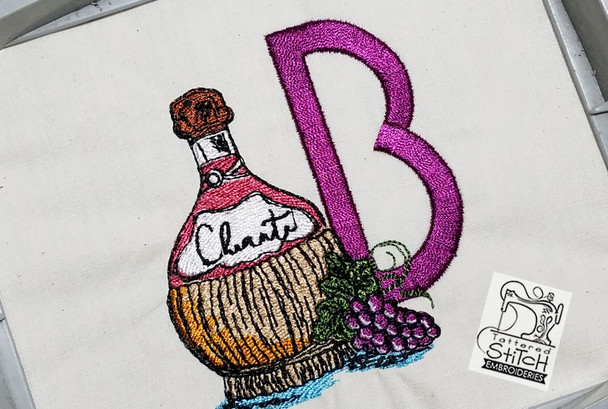 Bella Vino Font - M - Embroidery Designs