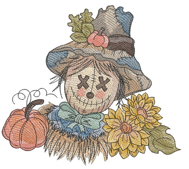 Scarecrow 2  - Embroidery Designs