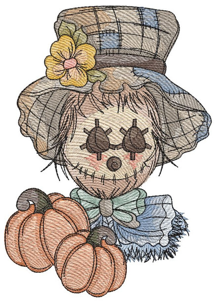 Scarecrow 4  - Embroidery Designs