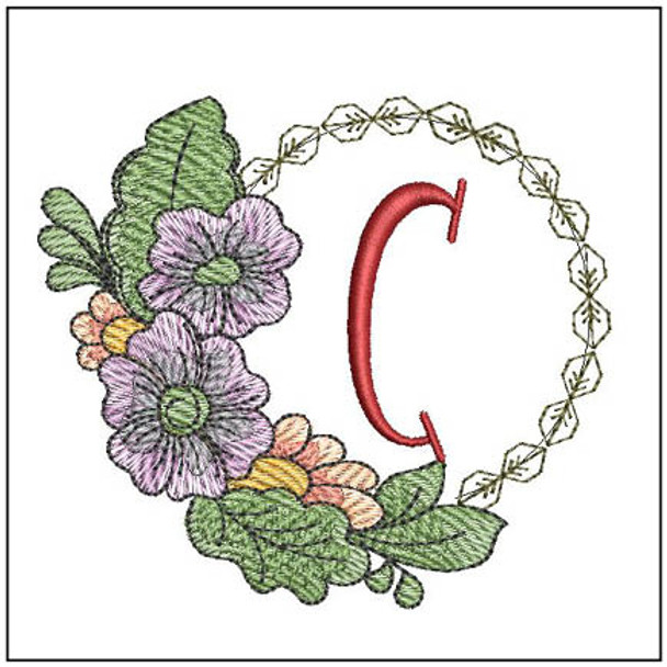 Fall Florals ABCS - C Embroidery Designs Fall Florals ABCS - C Embroidery Designs