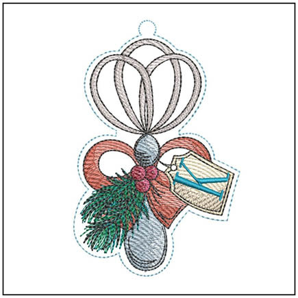 Whisk Ornament ABCs - K - Embroidery Designs