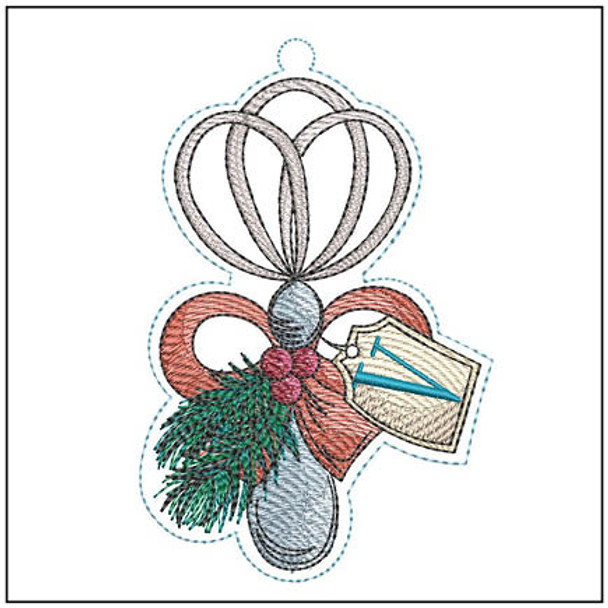 Whisk Ornament ABCs - V- Embroidery Designs