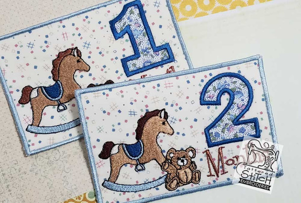 Teddy Bear & Rocking Horse - 5-8 - Monthly Milestones