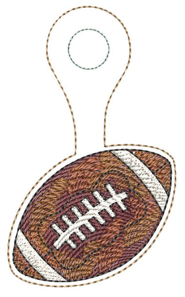 Football - Magnetic Book Mark - Embroidery Designs