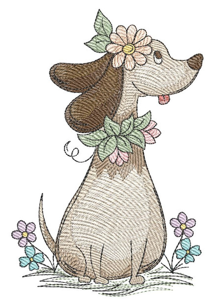 Dachshund  - Machine Embroidery Designs