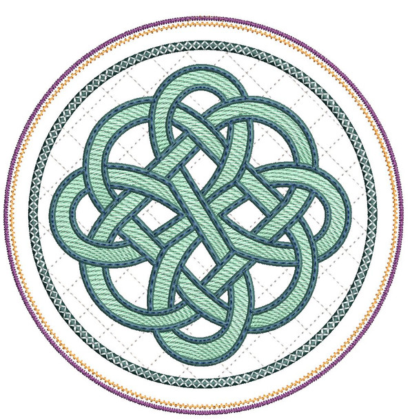 Keltic Knot Hot Pad - Embroidery Designs
