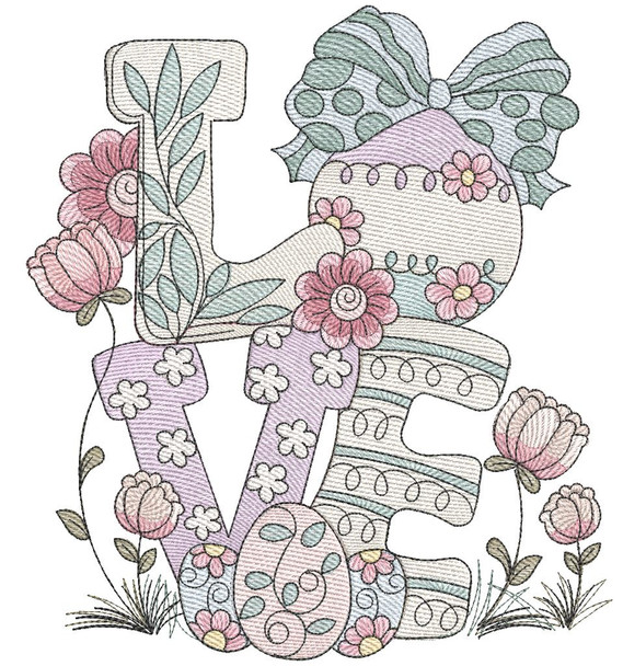 Easter Love - Embroidery Designs