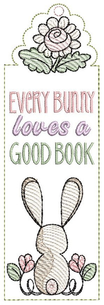 Every Bunny Bookmark - Embroidery Designs