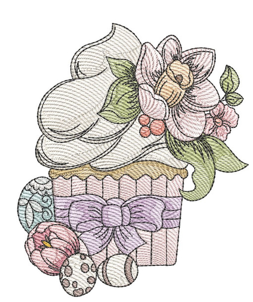 April Cupcake - Embroidery Designs