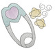 Baby Safety Pin - Embroidery Designs &amp; Patterns