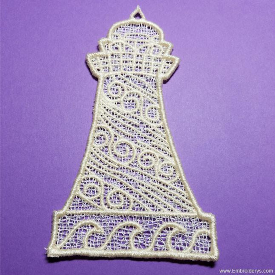 Lighthouse Free Standing Lace Embroidery Designs