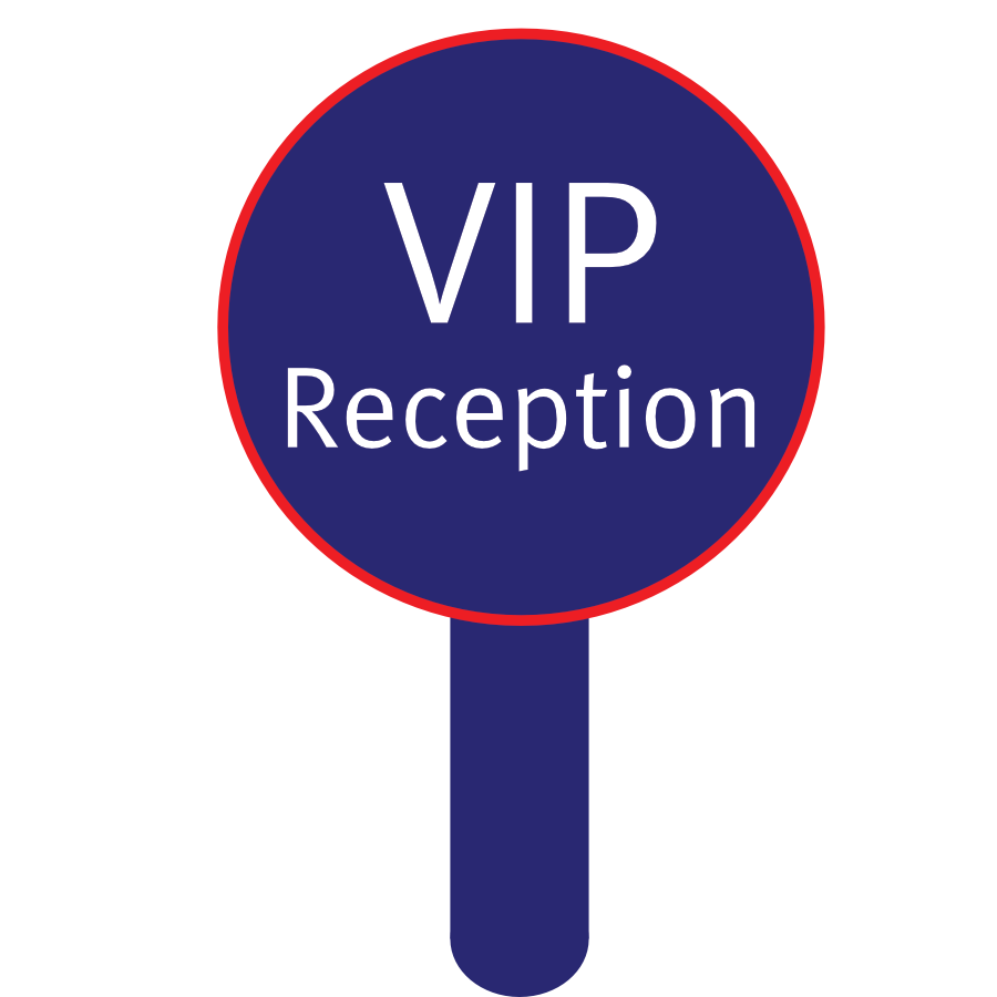 Handheld Paddle Signs Events