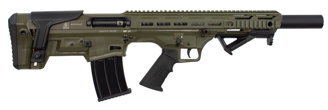 Sipahi BS12 OD Green Heavy Duty Bullpup Shotgun | 18 Barrel 12