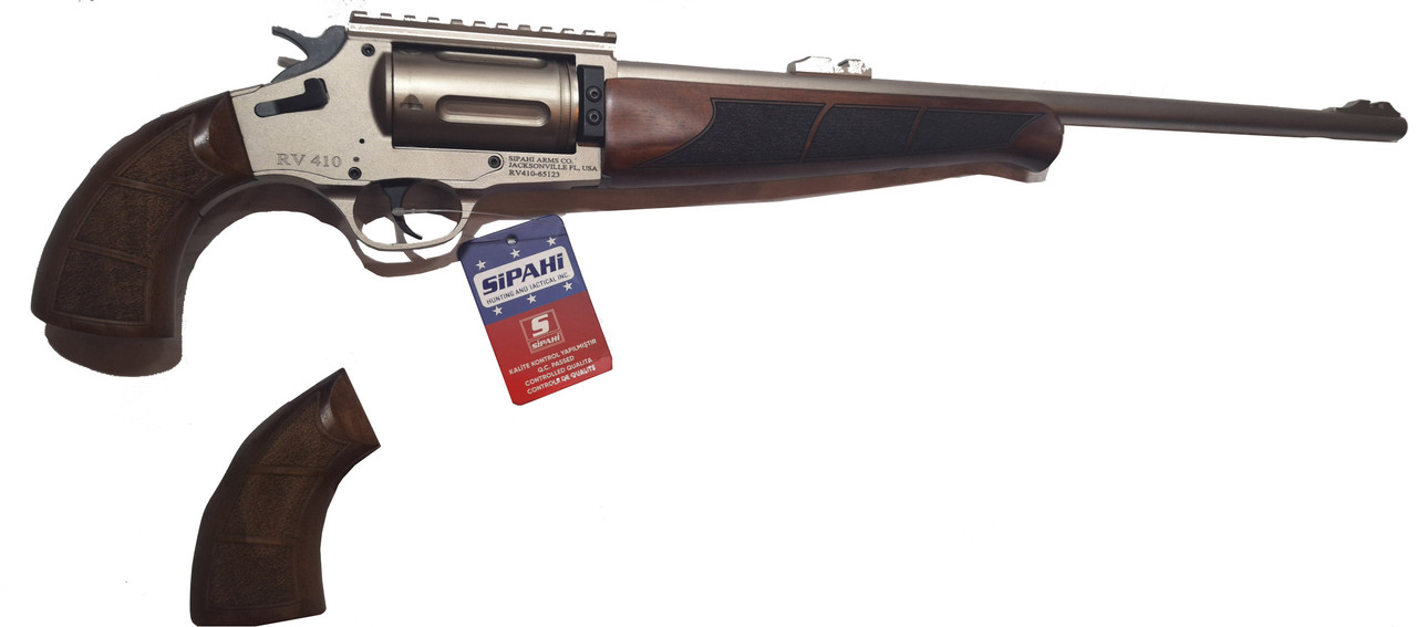 SIPAHI Revolver 410 cal Wood Hand grip. - SIPAHI