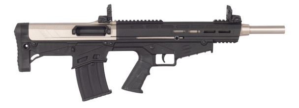 Sipax BS12 Nickel Bullpup Shotgun | 18" Barrel 12 Gauge