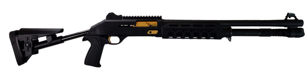 Sipahi RS12 Tactical Black M-POWER |  M4 Tactical | Semi Auto Shotgun | 18 Barrel
