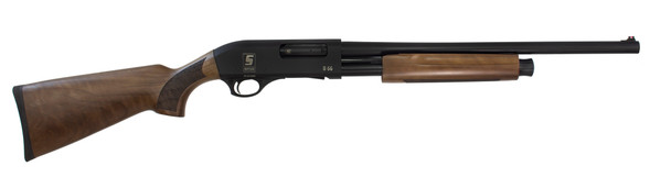 Sipahi B66 Wood 18 Walnut Short Pump Action Shotgun |  12 Gauge