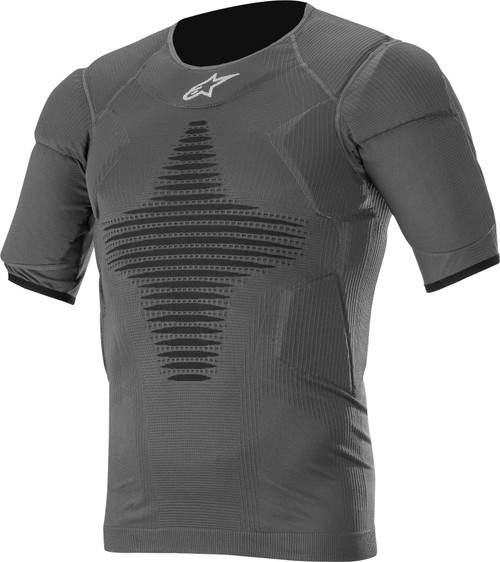 A-0 ROOST BASE LAYER L/S TOP ANTHRACITE/BLACK 2X/3X