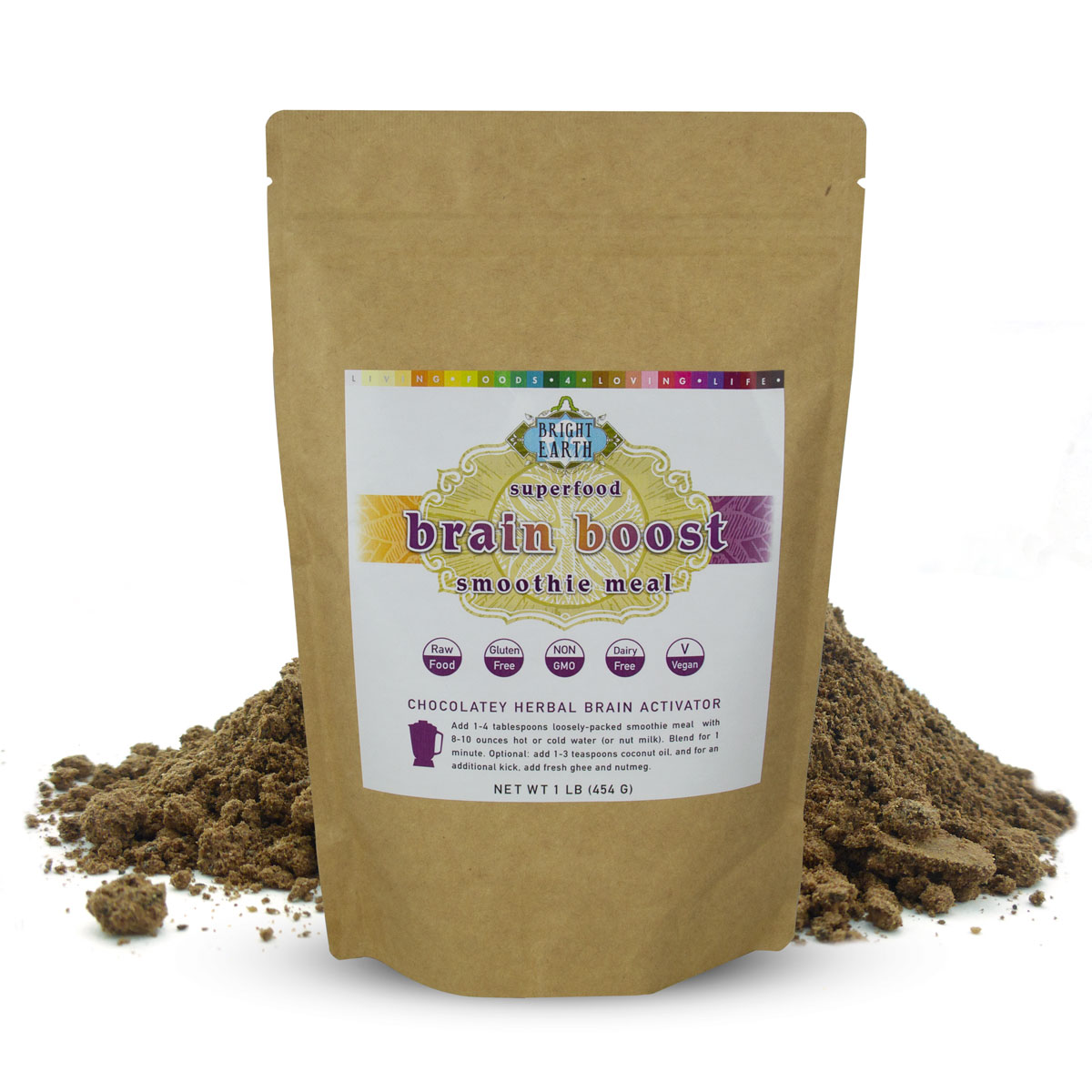 Organic Raw Vegan Brain Boost Superfood Smoothie