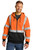 CornerStone® ANSI 107 Class 3 Heavy-Duty Fleece Full-Zip Hoodie in high-visibility colors for safety and comfort.
