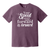 Comfort Colors® t-shirt in Berry with white 'Your Speed Doesn't Matter, Forward is Forward' design